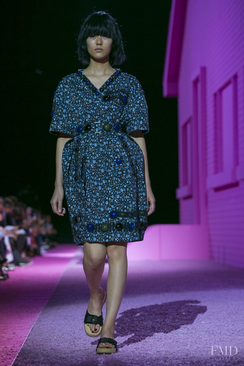 Liu Wen featured in  the Marc Jacobs fashion show for Spring/Summer 2015