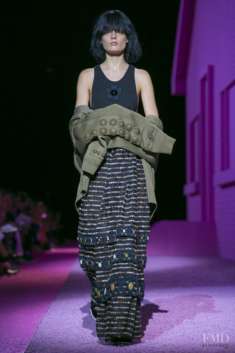 Hanne Gaby Odiele featured in  the Marc Jacobs fashion show for Spring/Summer 2015