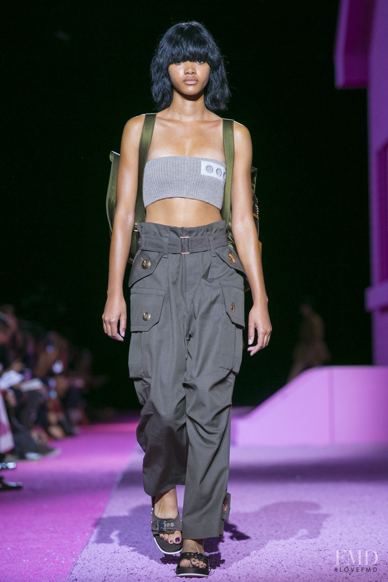 Iesha Hodges featured in  the Marc Jacobs fashion show for Spring/Summer 2015