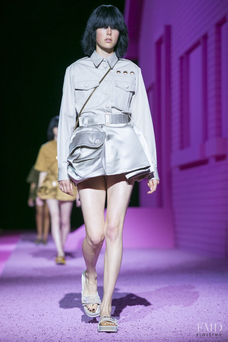 Edie Campbell featured in  the Marc Jacobs fashion show for Spring/Summer 2015