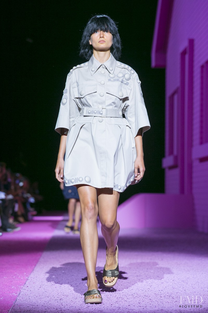 Andreea Diaconu featured in  the Marc Jacobs fashion show for Spring/Summer 2015