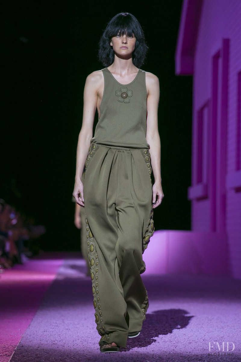 Caroline Trentini featured in  the Marc Jacobs fashion show for Spring/Summer 2015