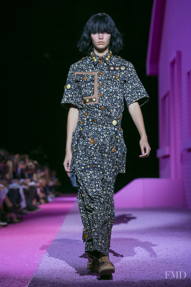 Kirstin Kragh Liljegren featured in  the Marc Jacobs fashion show for Spring/Summer 2015