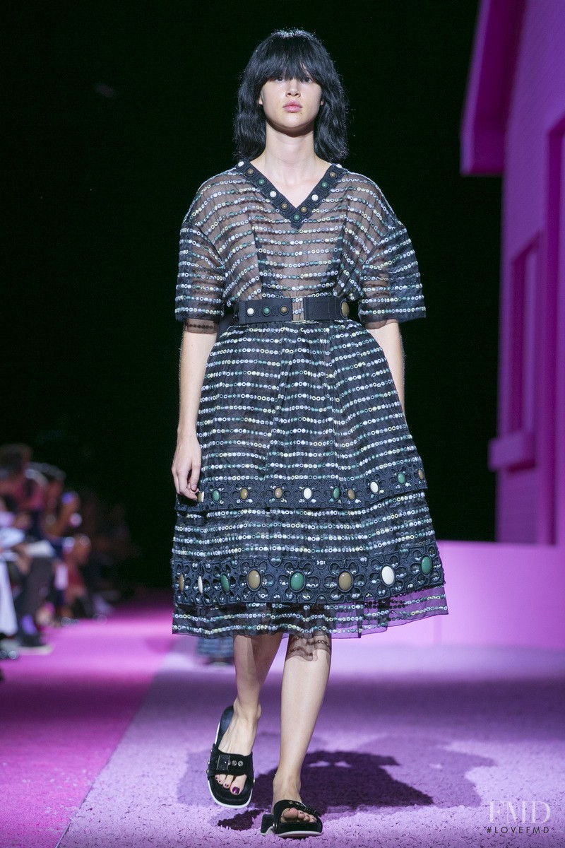 Anais Pouliot featured in  the Marc Jacobs fashion show for Spring/Summer 2015