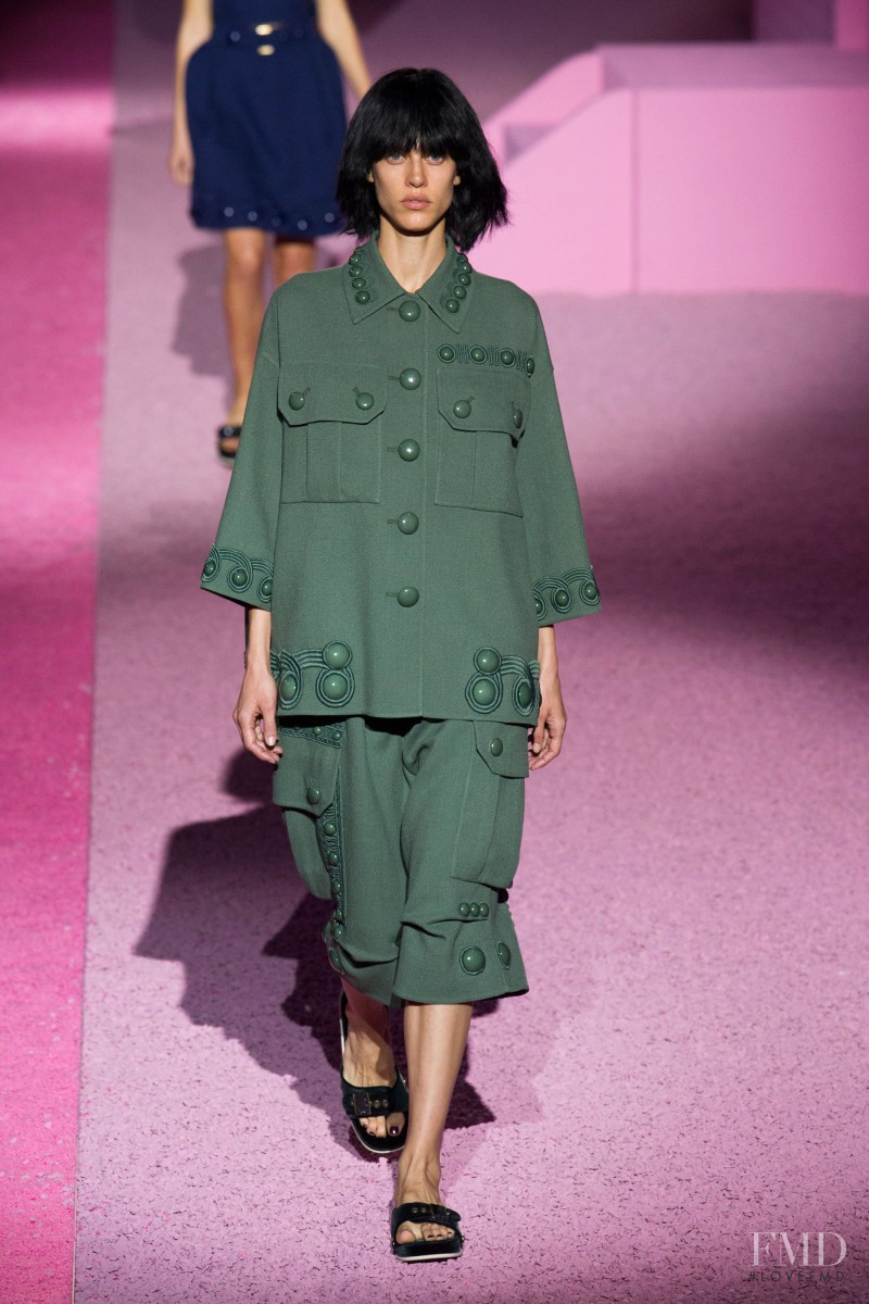 Aymeline Valade featured in  the Marc Jacobs fashion show for Spring/Summer 2015