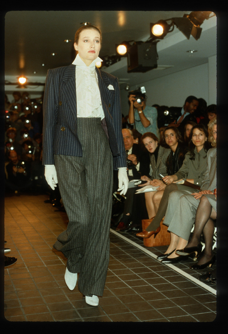 Marie Sophie Wilson-Carr featured in  the Michael Kors Collection fashion show for Autumn/Winter 1988