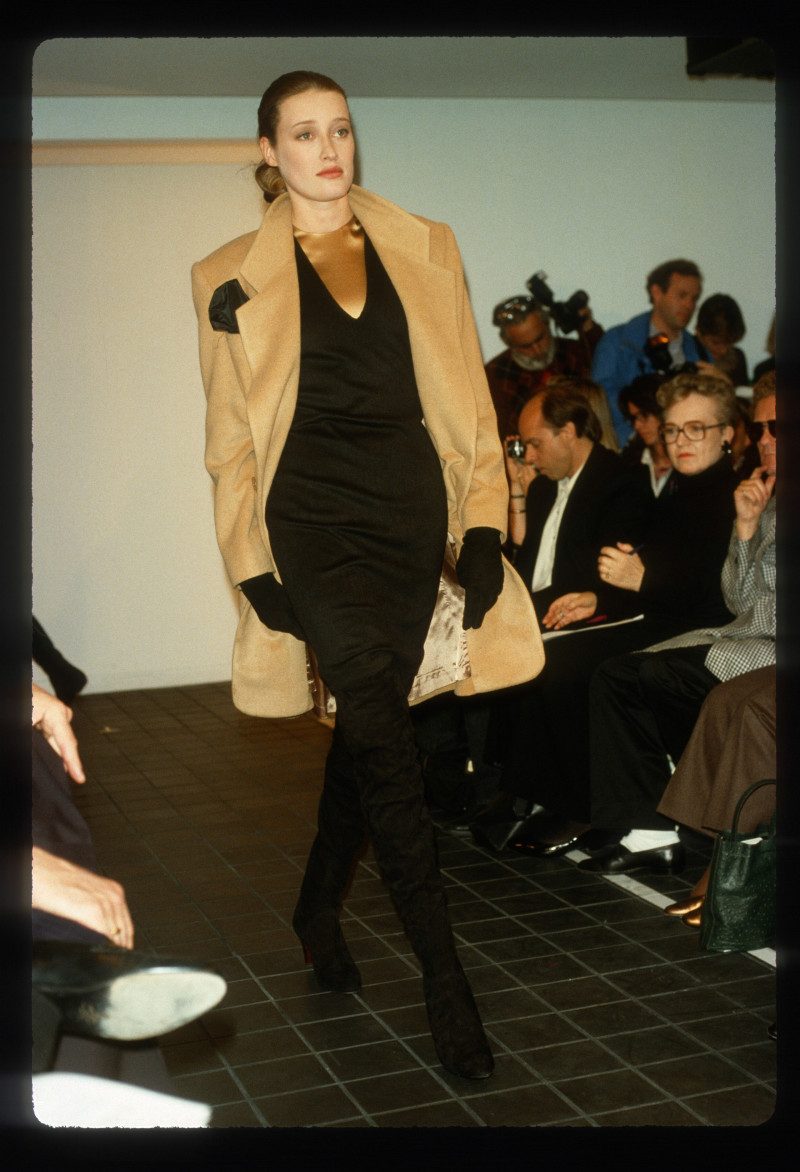 Marie Sophie Wilson-Carr featured in  the Michael Kors Collection fashion show for Autumn/Winter 1988