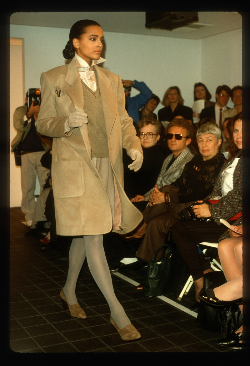 Louise Vyent featured in  the Michael Kors Collection fashion show for Autumn/Winter 1988