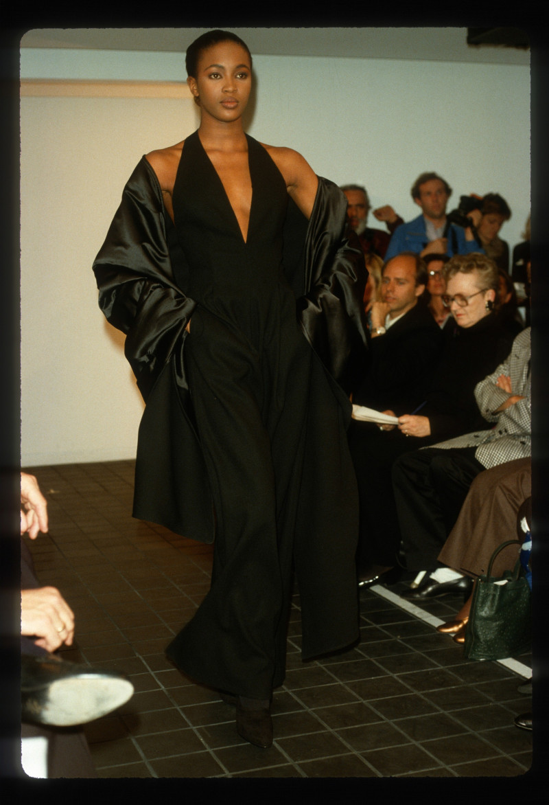 Naomi Campbell featured in  the Michael Kors Collection fashion show for Autumn/Winter 1988