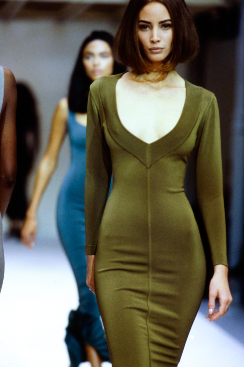 Christy Turlington featured in  the Alaia fashion show for Spring/Summer 1990