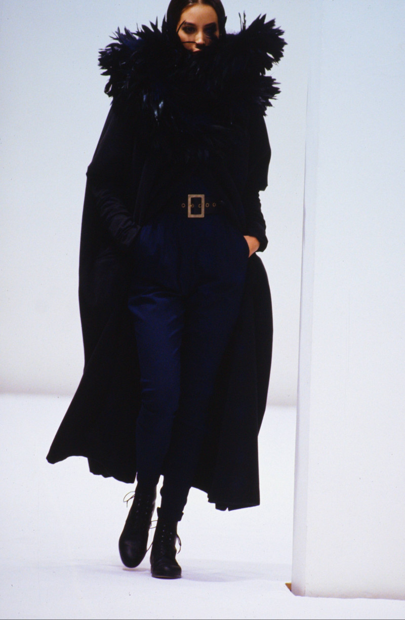 Christy Turlington featured in  the Dolce & Gabbana fashion show for Autumn/Winter 1990