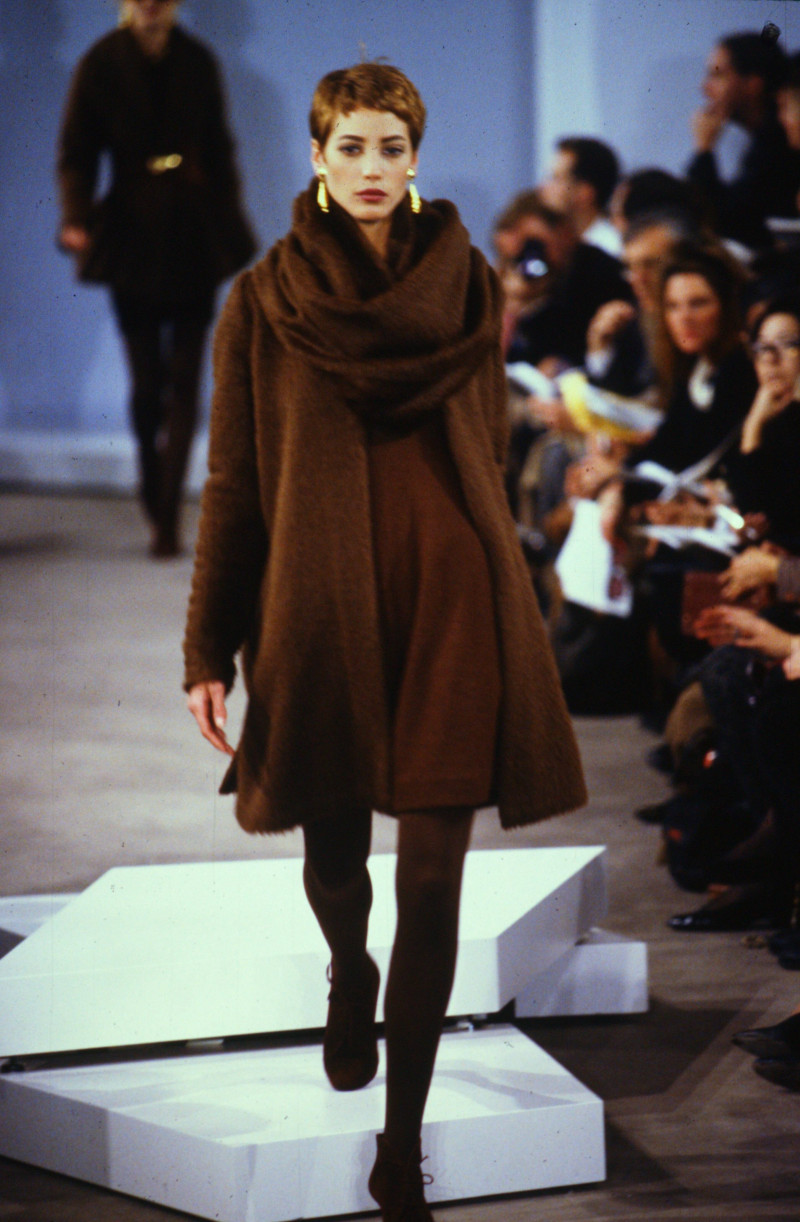 Christy Turlington featured in  the Donna Karan New York fashion show for Autumn/Winter 1990