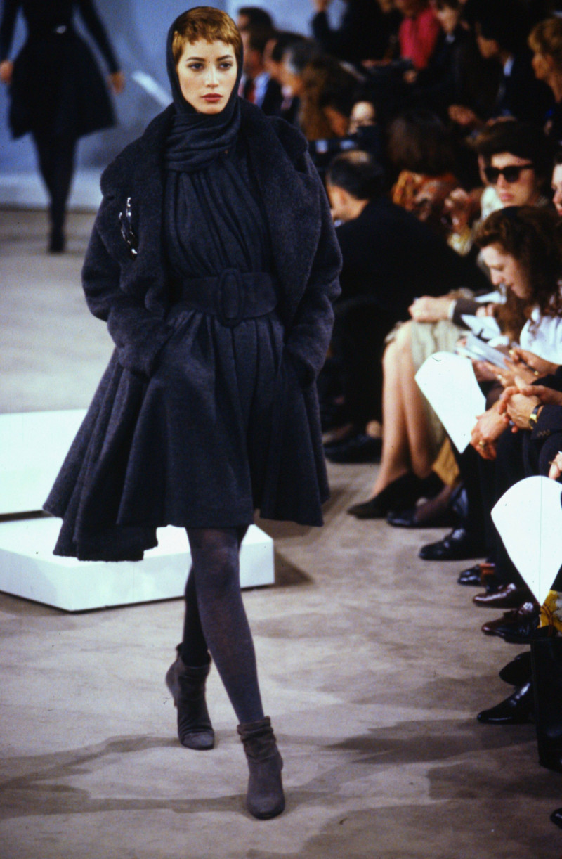 Christy Turlington featured in  the Donna Karan New York fashion show for Autumn/Winter 1990