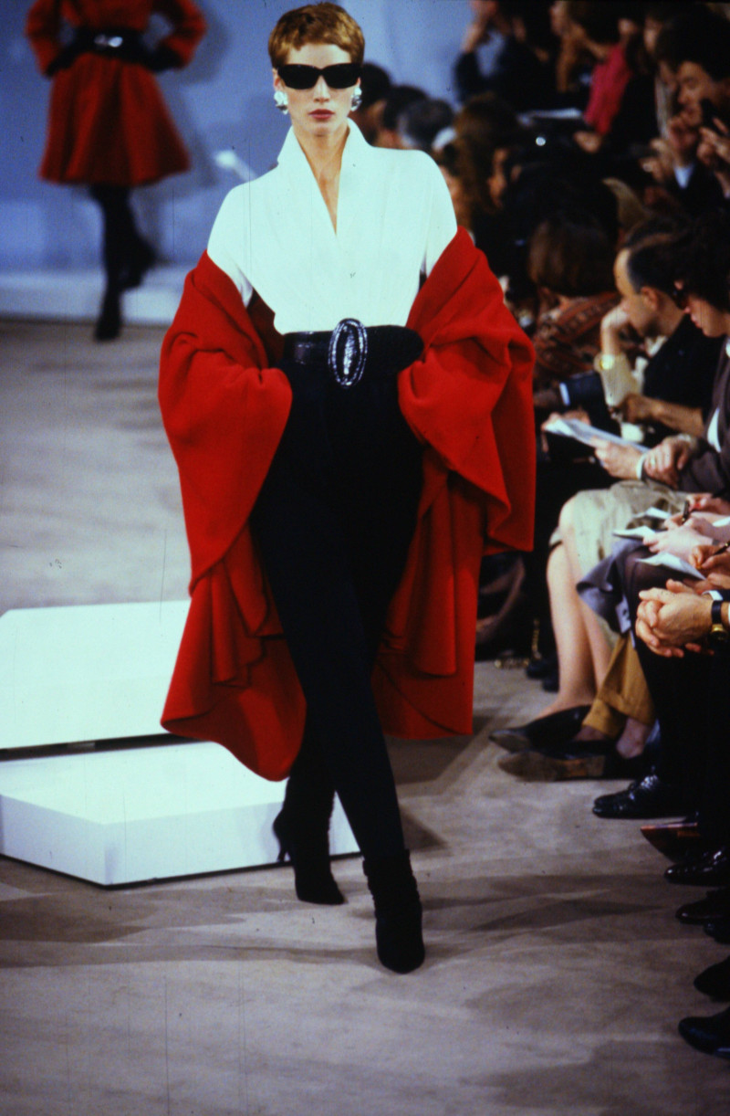 Christy Turlington featured in  the Donna Karan New York fashion show for Autumn/Winter 1990