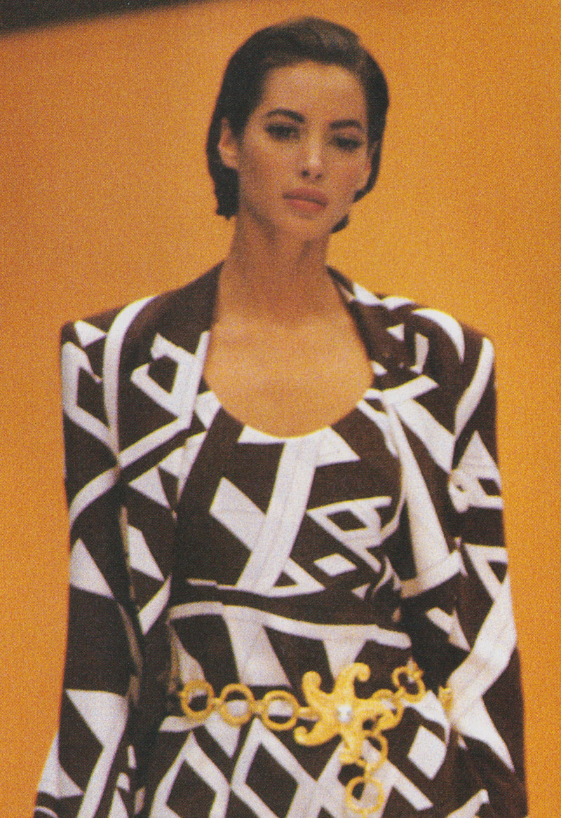 Christy Turlington featured in  the Genny fashion show for Spring/Summer 1990