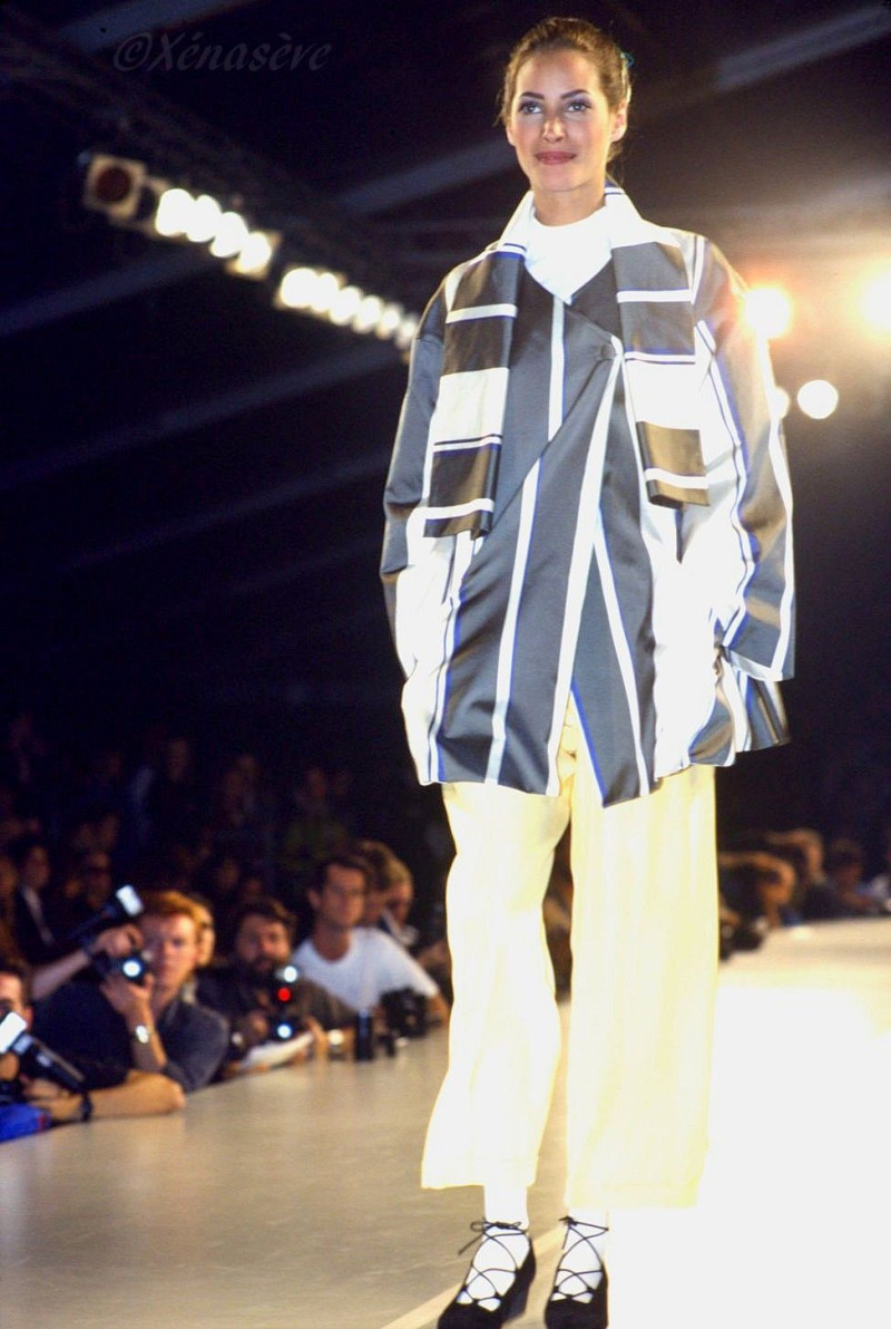Christy Turlington featured in  the Jasper Conran fashion show for Spring/Summer 1990
