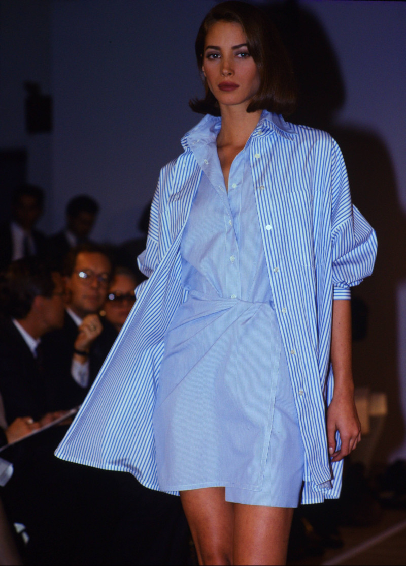 Christy Turlington featured in  the Michael Kors Collection fashion show for Spring/Summer 1990