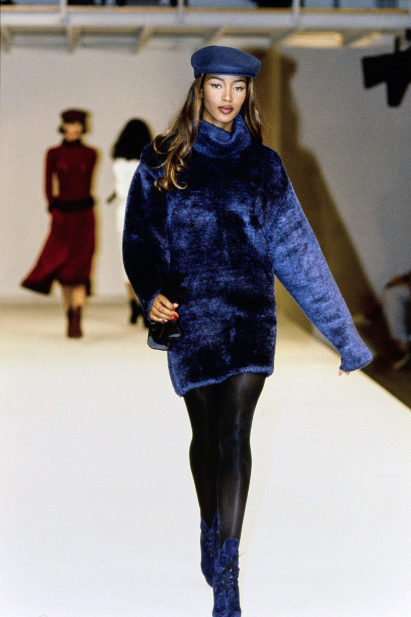 Naomi Campbell featured in  the Alaia fashion show for Autumn/Winter 1991