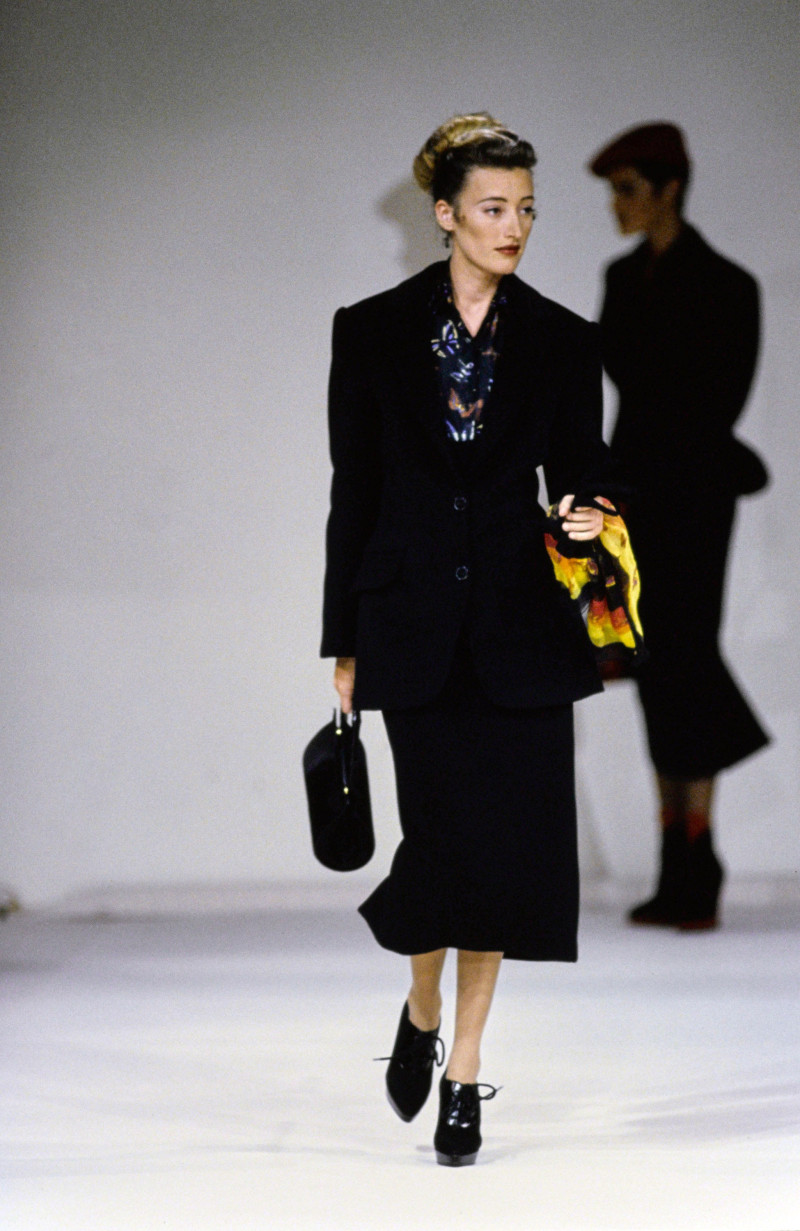 Marie Sophie Wilson-Carr featured in  the Alaia fashion show for Autumn/Winter 1991