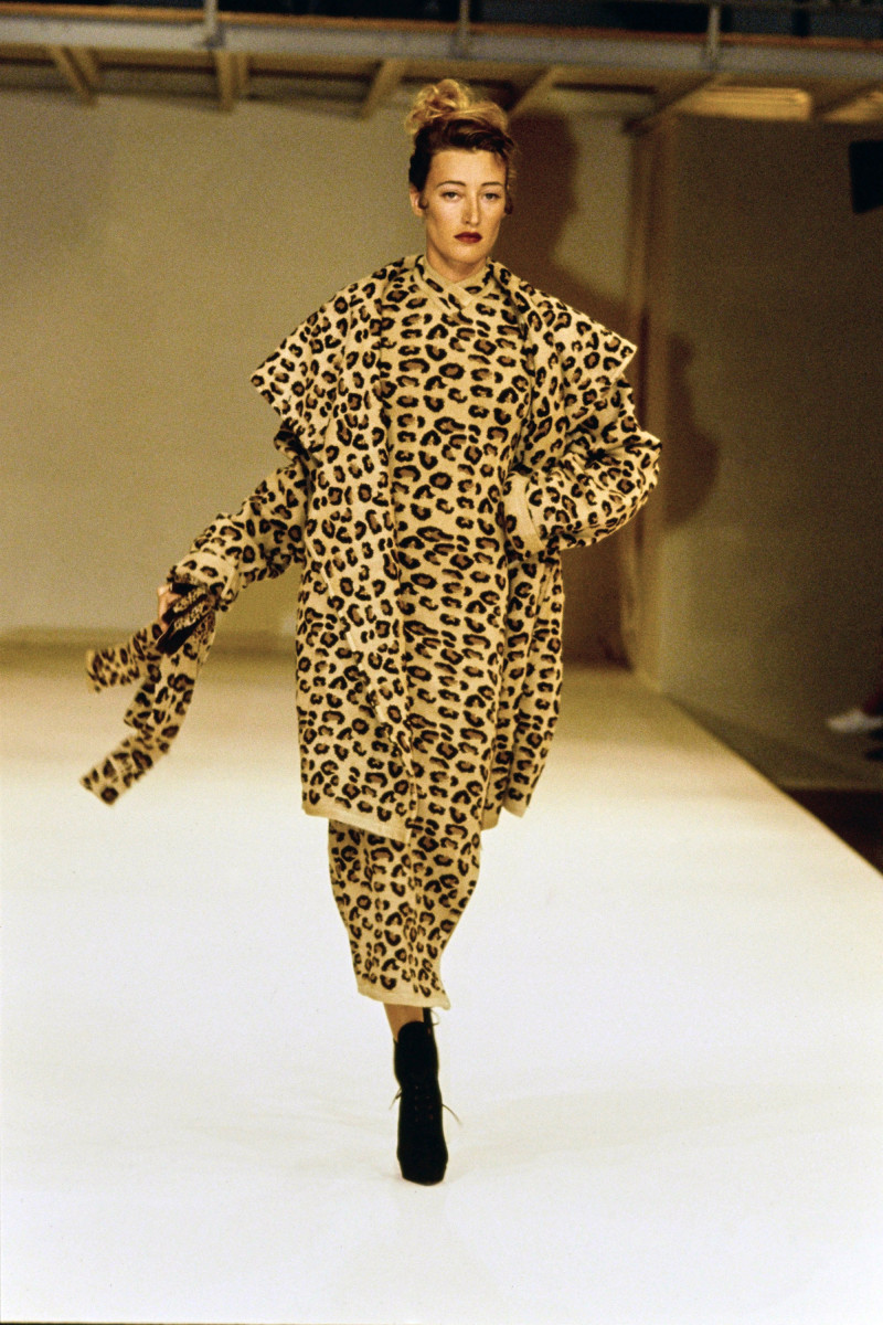 Marie Sophie Wilson-Carr featured in  the Alaia fashion show for Autumn/Winter 1991