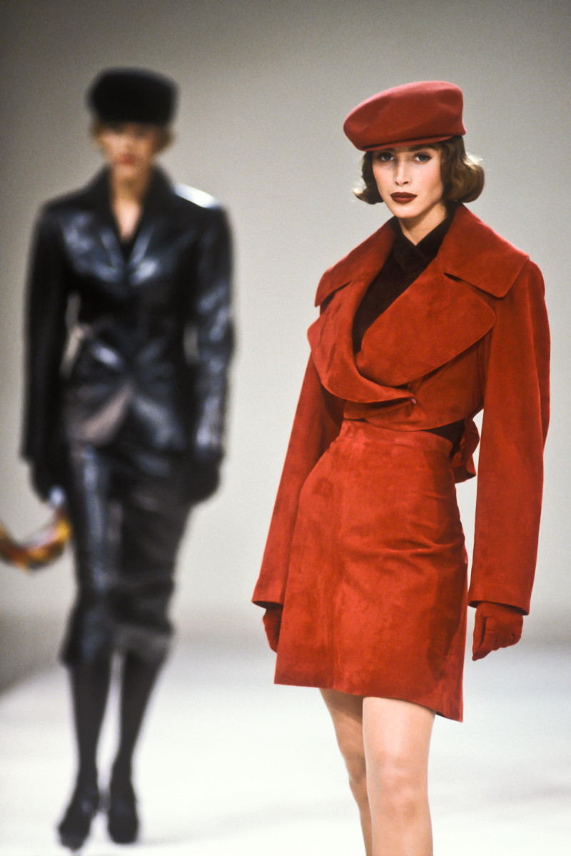 Christy Turlington featured in  the Alaia fashion show for Autumn/Winter 1991