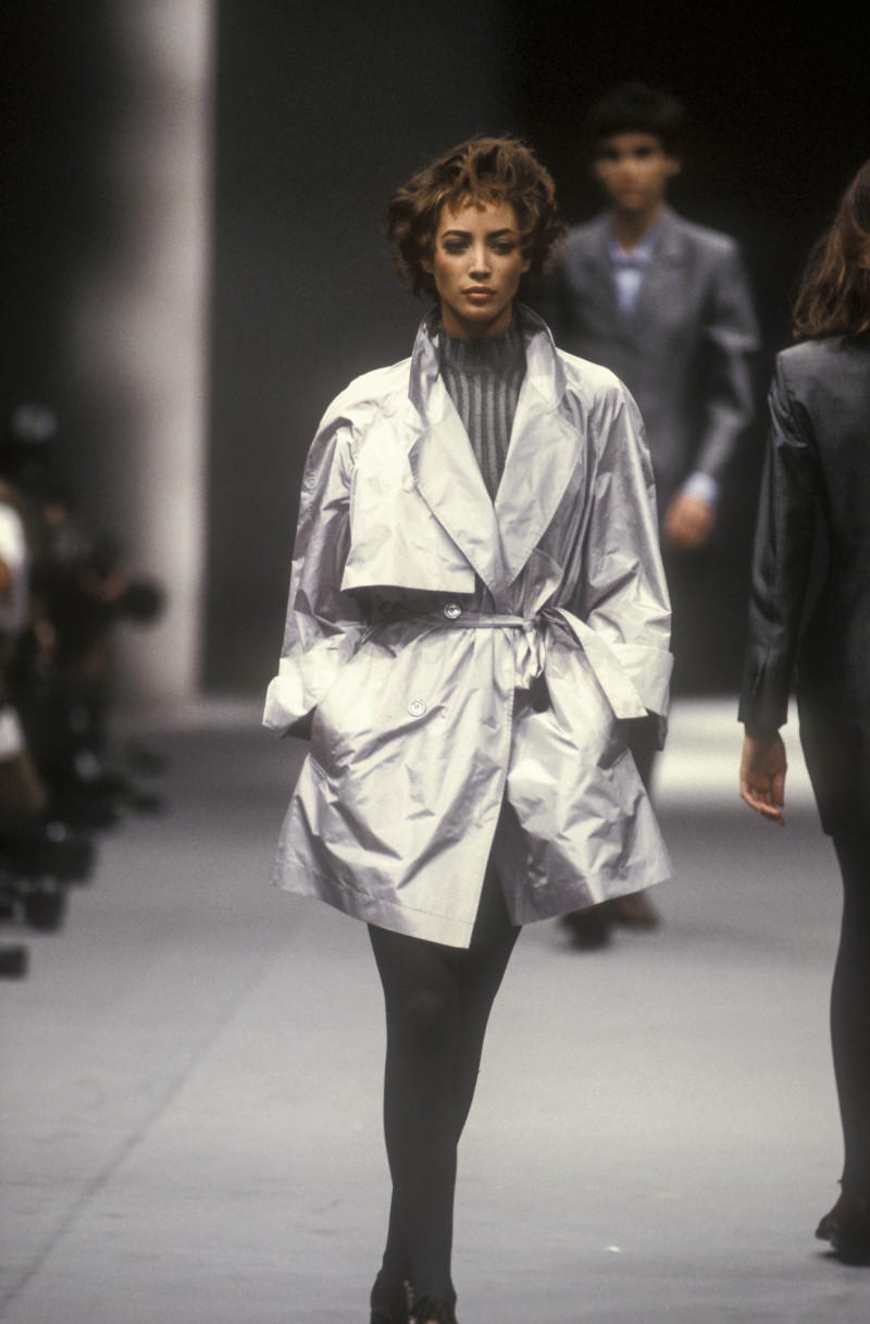 Christy Turlington featured in  the Alberta Ferretti fashion show for Spring/Summer 1991