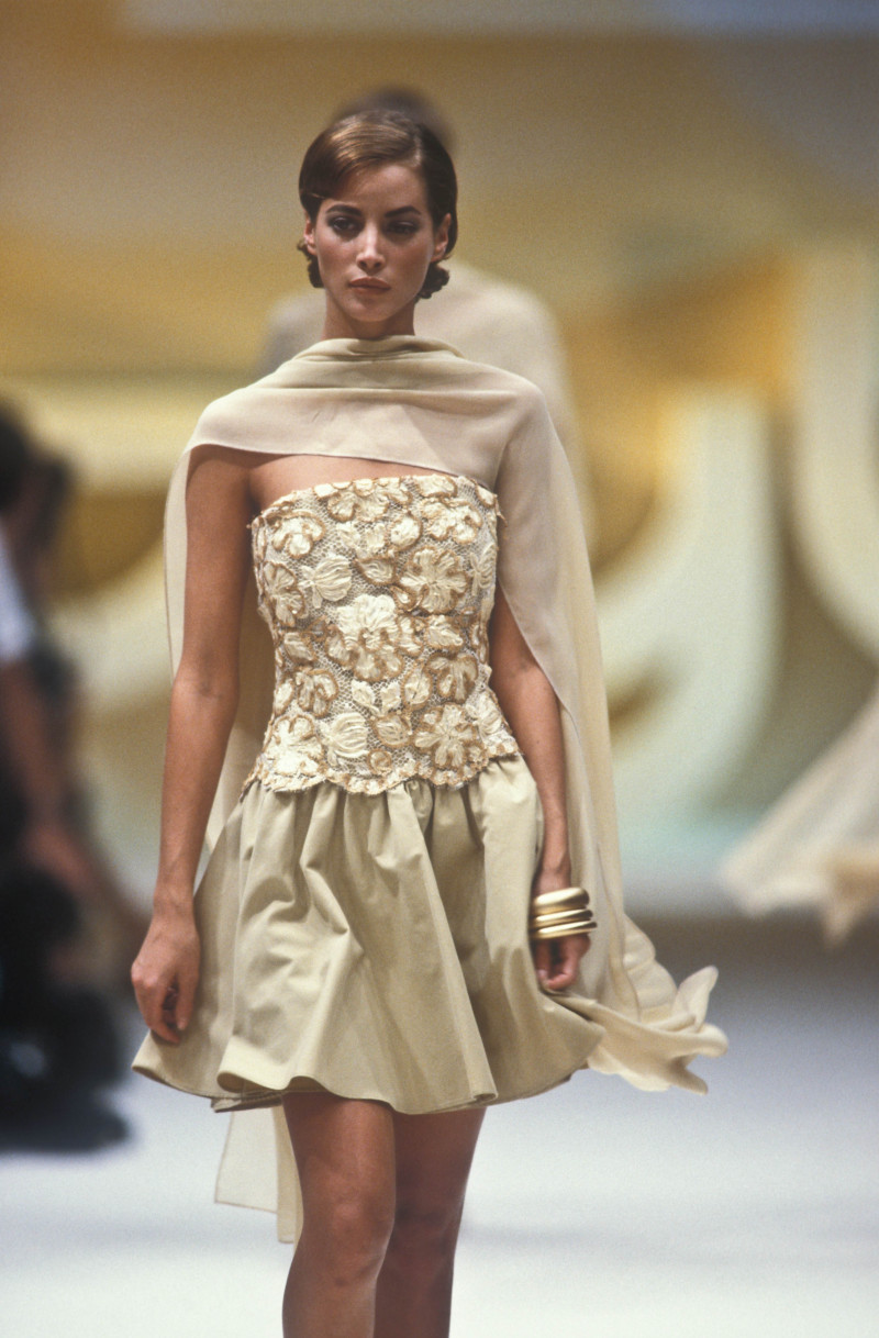 Christy Turlington featured in  the byblos fashion show for Spring/Summer 1991