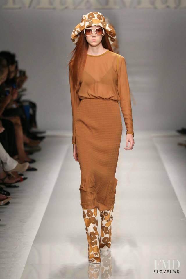 Natalie Westling featured in  the Max Mara fashion show for Spring/Summer 2015