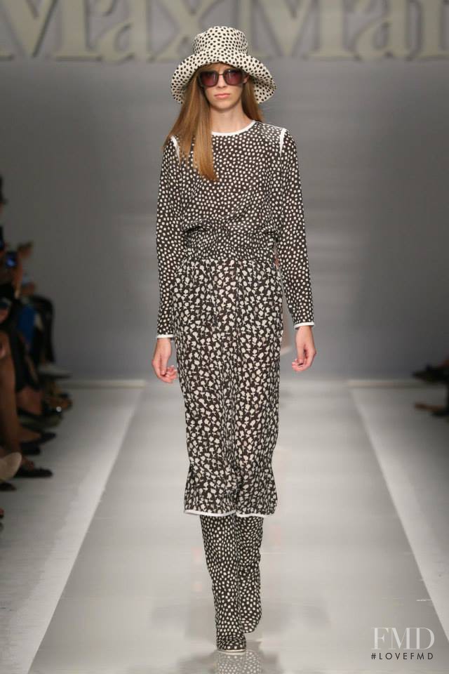 Lexi Boling featured in  the Max Mara fashion show for Spring/Summer 2015