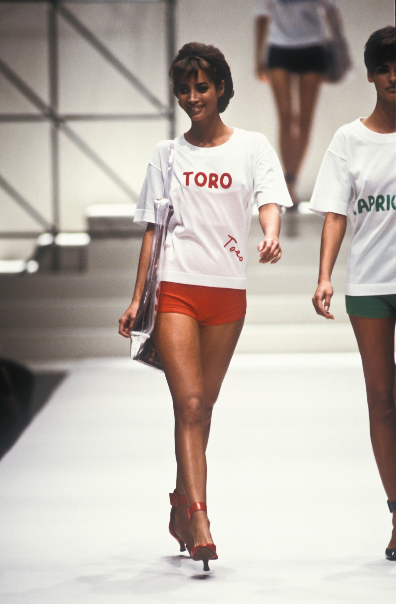 Christy Turlington featured in  the Fendi fashion show for Spring/Summer 1991