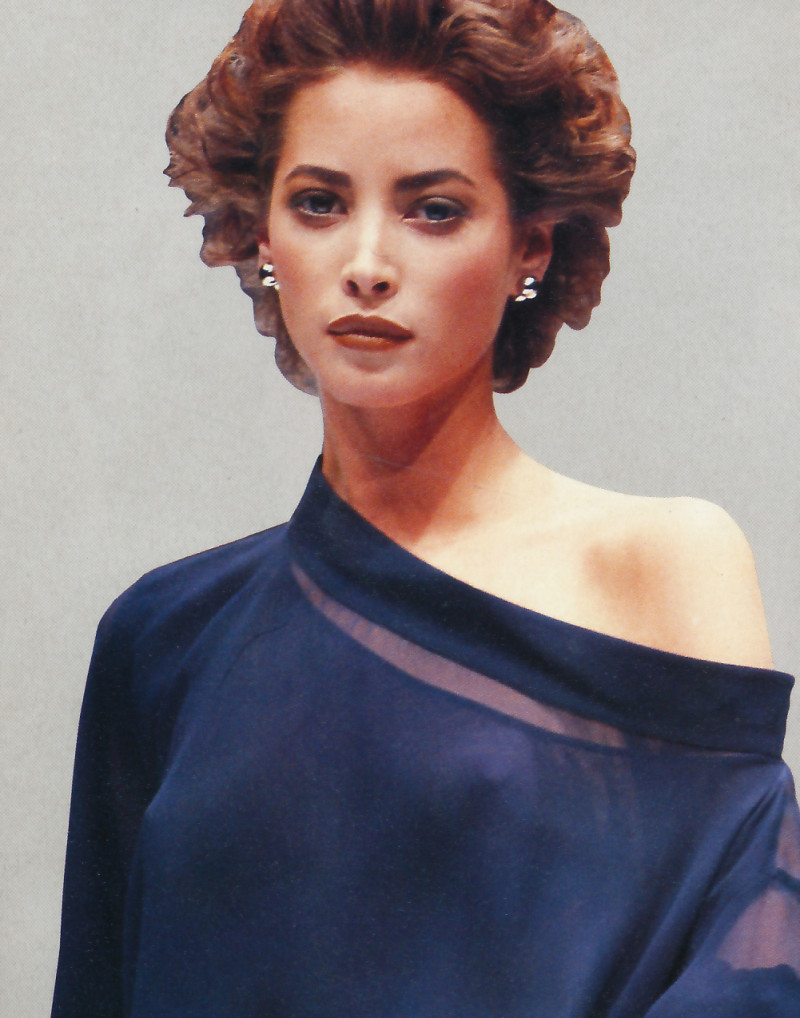 Christy Turlington featured in  the Gianfranco Ferré fashion show for Spring/Summer 1991