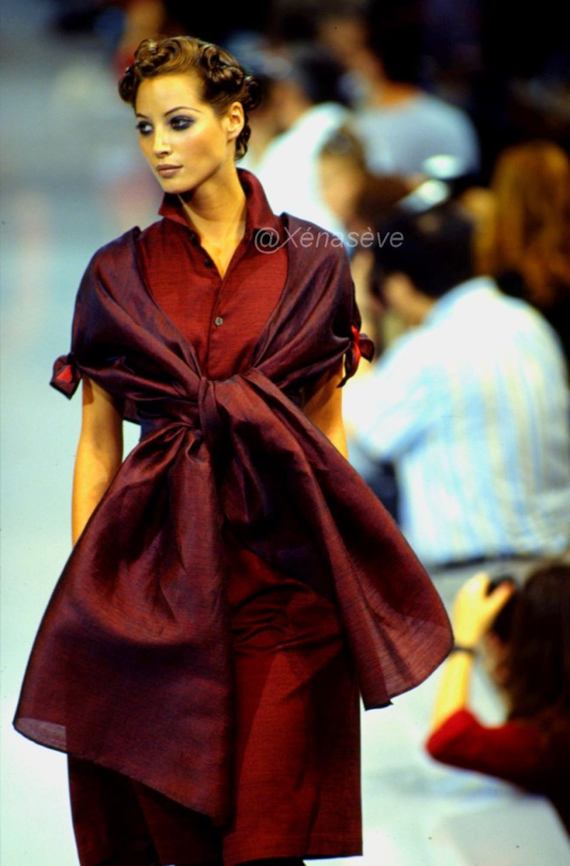 Christy Turlington featured in  the Jean-Paul Gaultier fashion show for Spring/Summer 1991