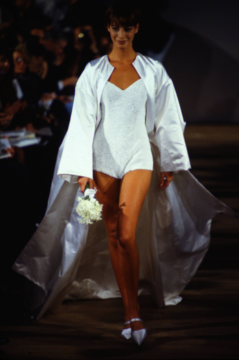 Christy Turlington featured in  the Michael Kors Collection fashion show for Spring/Summer 1991