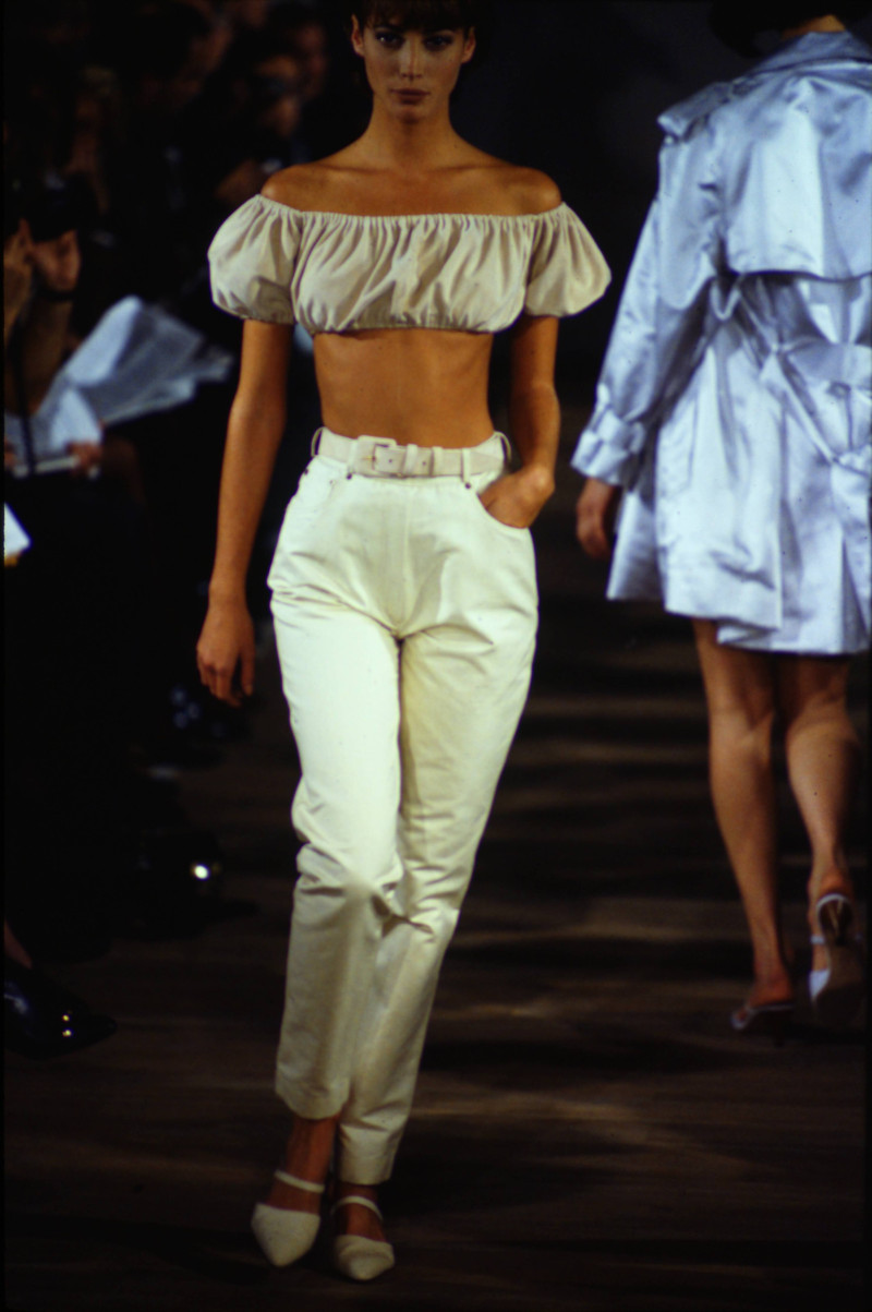 Christy Turlington featured in  the Michael Kors Collection fashion show for Spring/Summer 1991