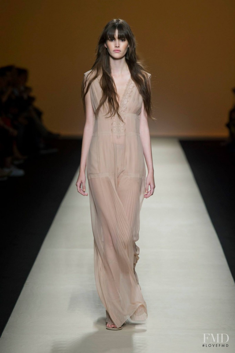 Vanessa Moody featured in  the Alberta Ferretti fashion show for Spring/Summer 2015