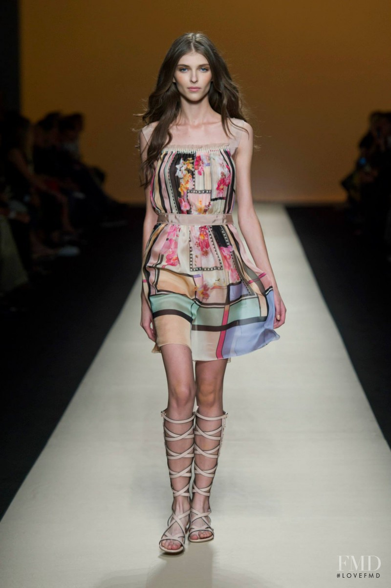 Anastasia Lagune featured in  the Alberta Ferretti fashion show for Spring/Summer 2015