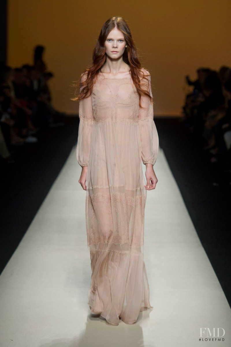 Irina Kravchenko featured in  the Alberta Ferretti fashion show for Spring/Summer 2015