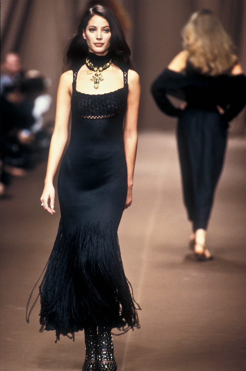 Christy Turlington featured in  the Christian Lacroix fashion show for Spring/Summer 1994