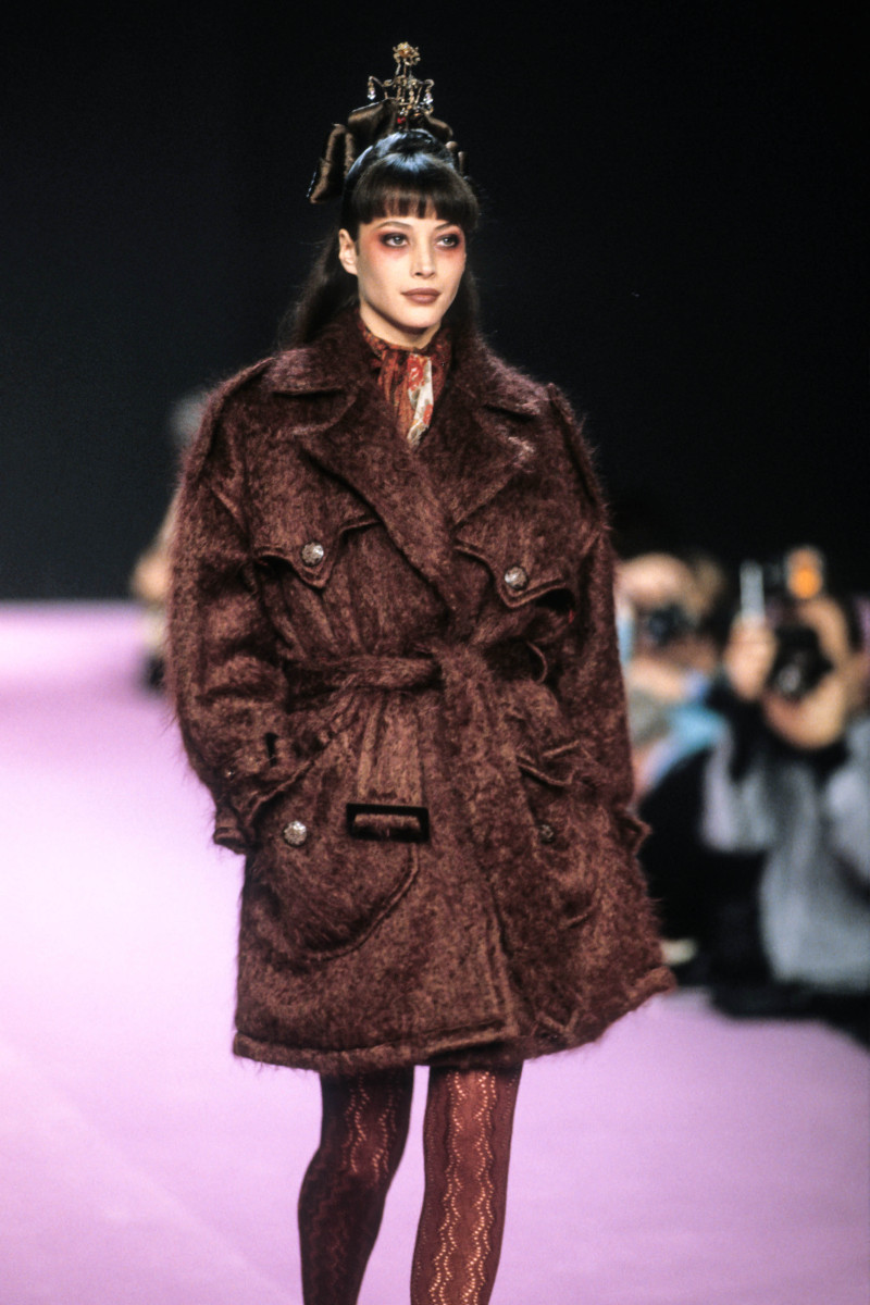 Christy Turlington featured in  the Christian Lacroix fashion show for Autumn/Winter 1994