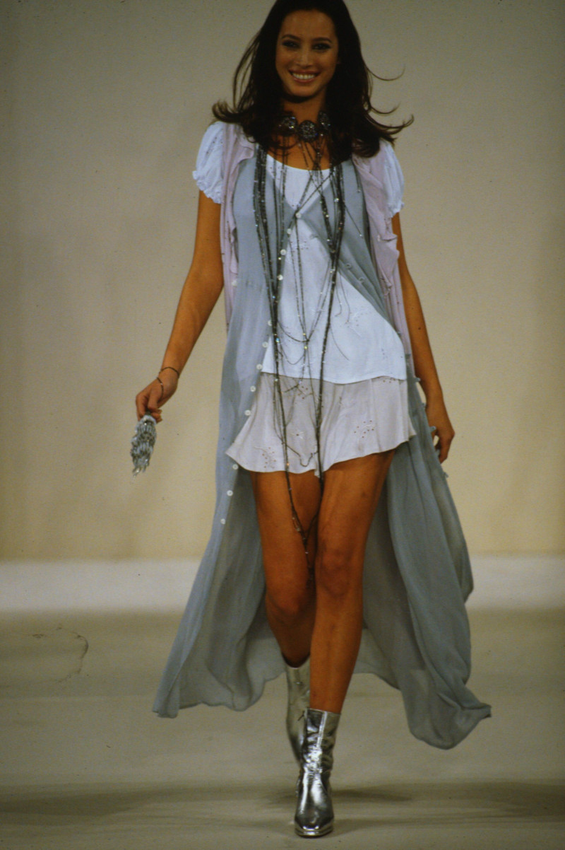 Christy Turlington featured in  the Ghost London fashion show for Spring/Summer 1994