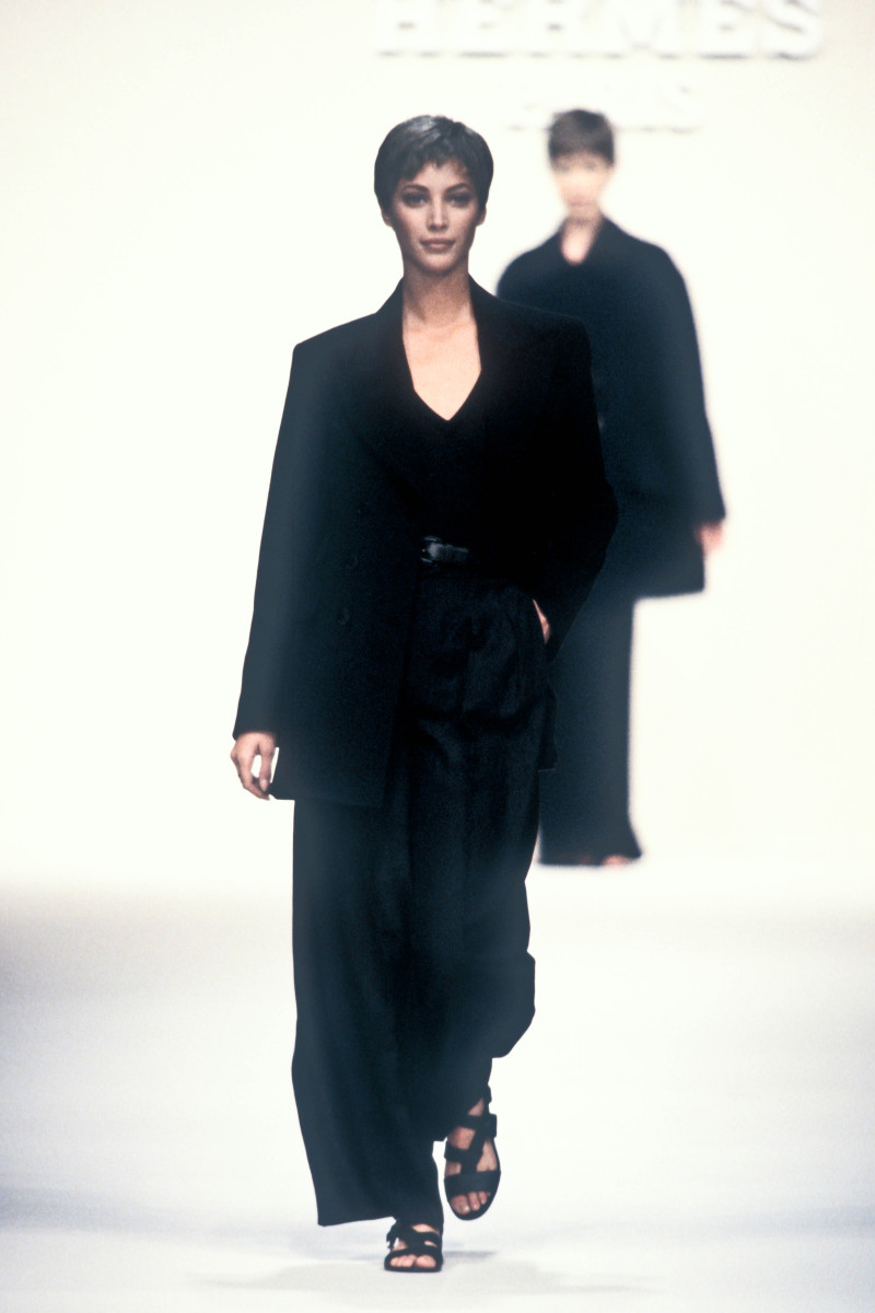 Christy Turlington featured in  the Hermès fashion show for Spring/Summer 1994