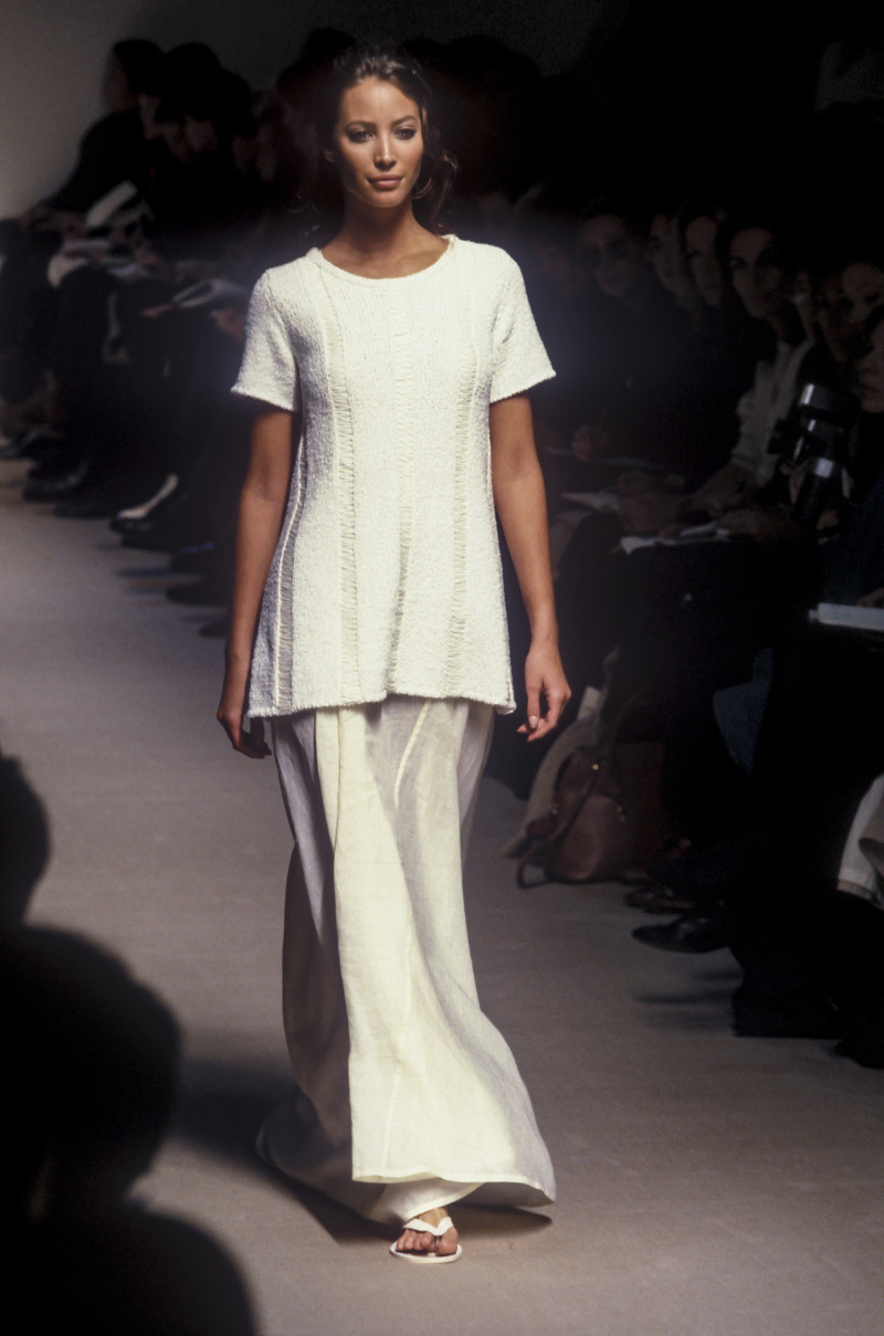 Christy Turlington featured in  the Jil Sander fashion show for Spring/Summer 1994