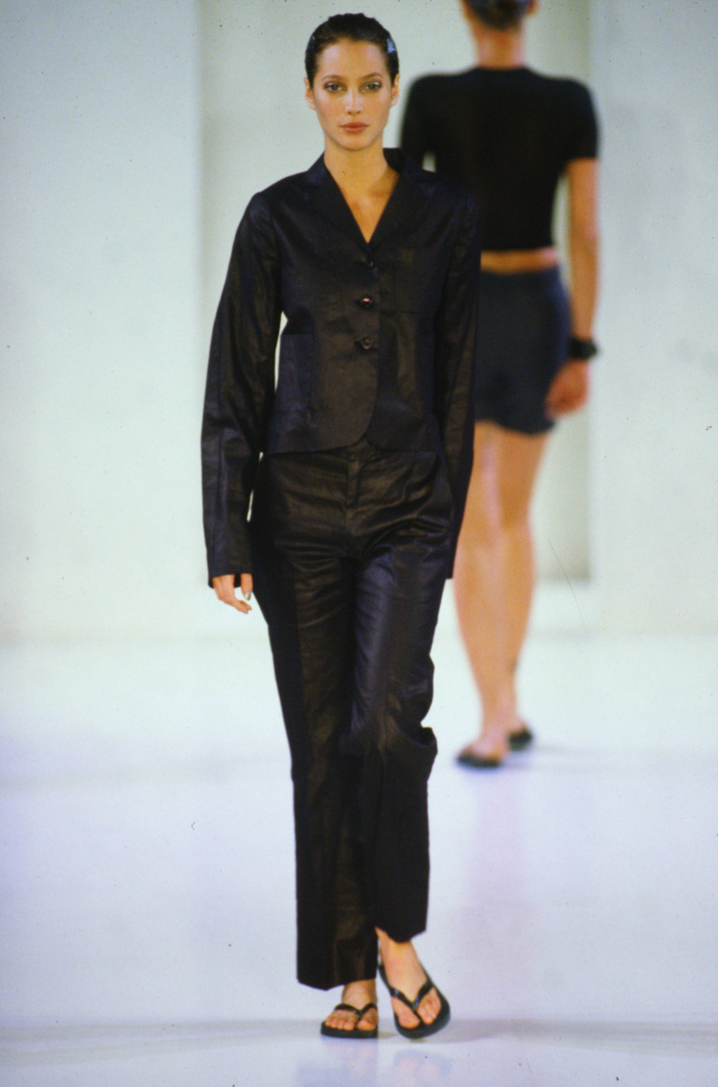 Christy Turlington featured in  the Liza Bruce fashion show for Spring/Summer 1994