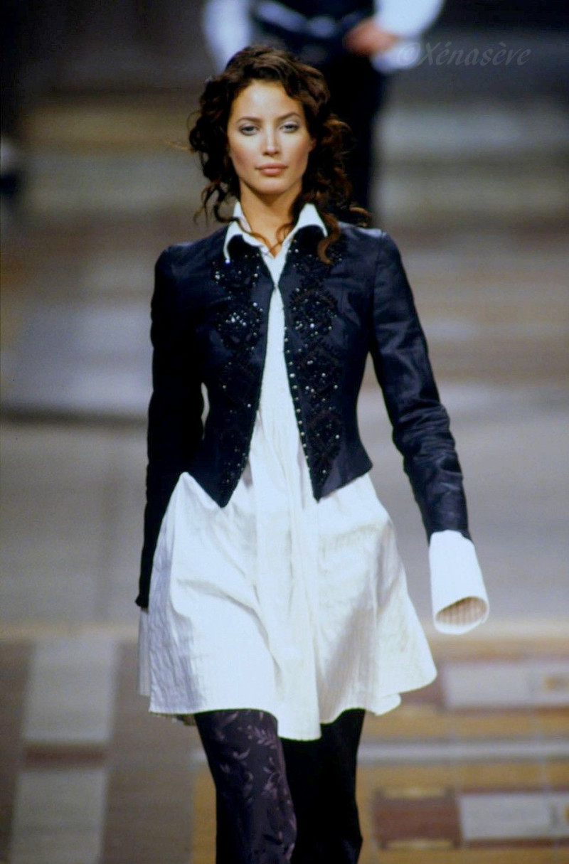 Christy Turlington featured in  the Martine Sitbon fashion show for Spring/Summer 1994