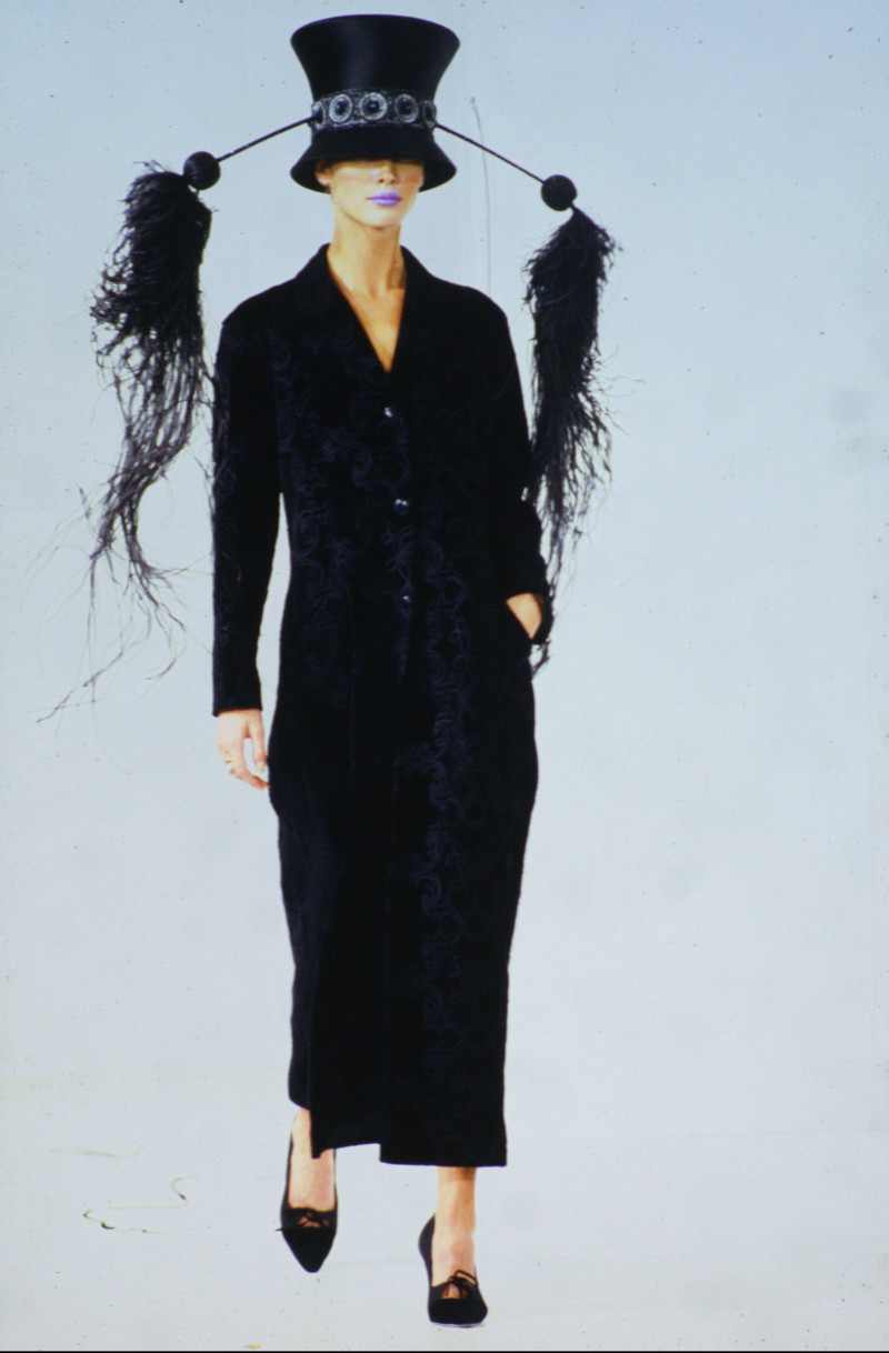 Christy Turlington featured in  the Philip Treacy London fashion show for Spring/Summer 1994