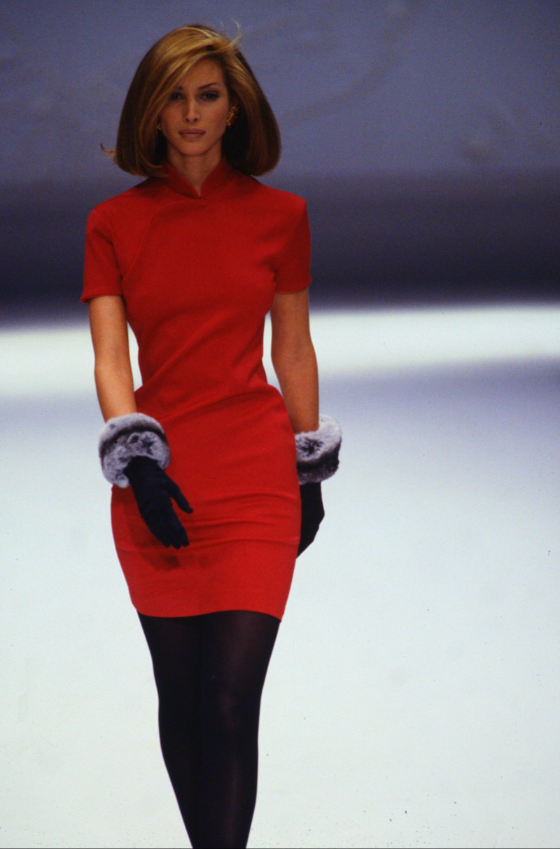 Christy Turlington featured in  the Alberta Ferretti fashion show for Autumn/Winter 1992