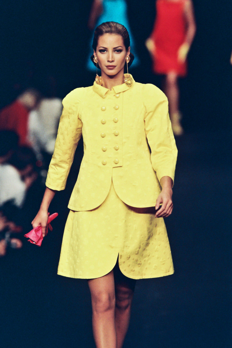 Christy Turlington featured in  the Balenciaga fashion show for Spring/Summer 1992