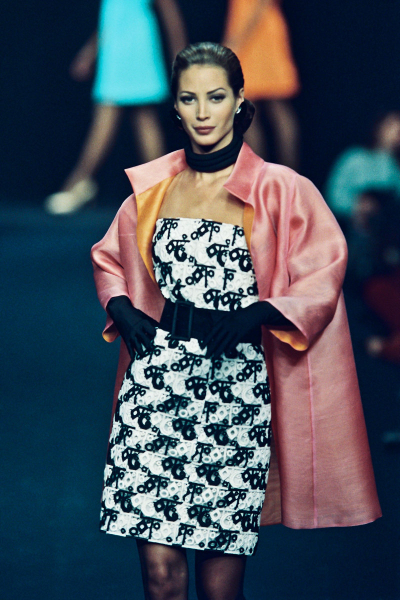 Christy Turlington featured in  the Balenciaga fashion show for Spring/Summer 1992