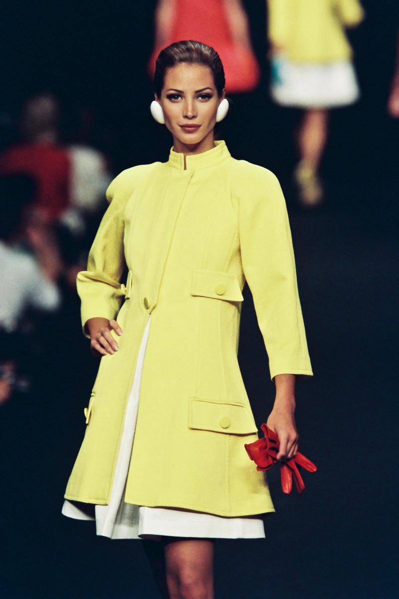 Christy Turlington featured in  the Balenciaga fashion show for Spring/Summer 1992