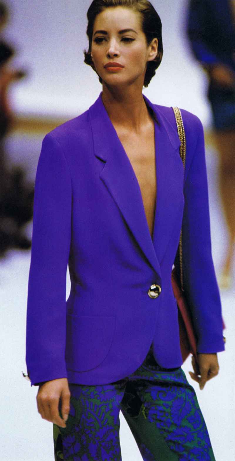 Christy Turlington featured in  the Genny fashion show for Spring/Summer 1992